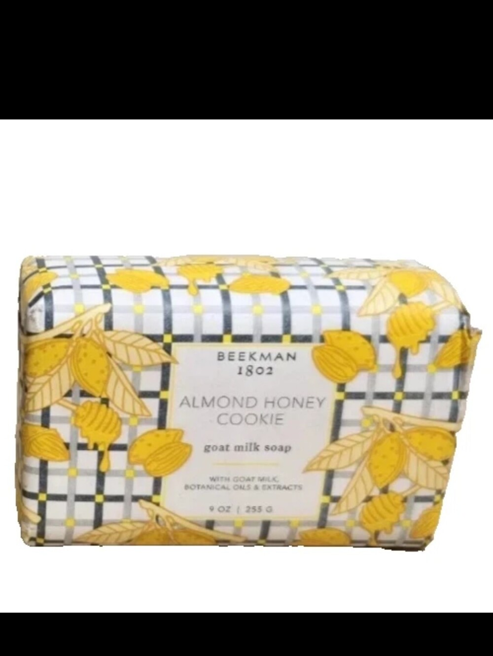 Beekman 1802 Almond Honey Cookie Goat Milk Soap Jumbo Size 9oz NIB